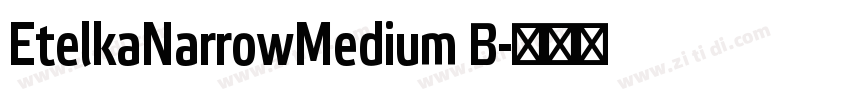 EtelkaNarrowMedium B字体转换 EtelkaNarrowMedium B字体转换